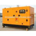 Hoist and fork truck set for easy moving 25kva silent generator